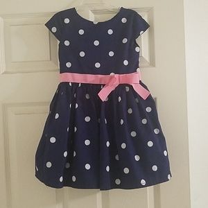 Girls Size 5T Polka Dot Dress